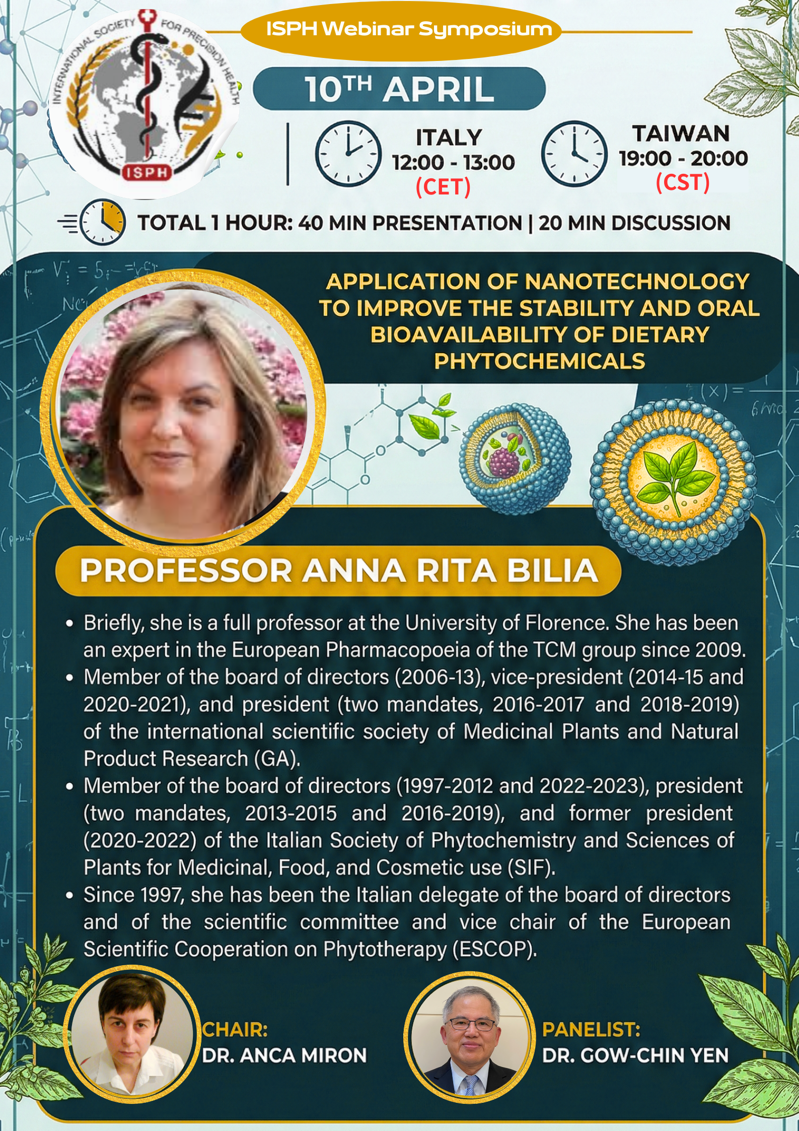 ISPH Webinar Symposium No. 1